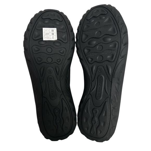 Skechers size 8 Shoes Black Slip-In Reggae Fest Guiding Light 158698 Relaxed Fit - Picture 7 of 8